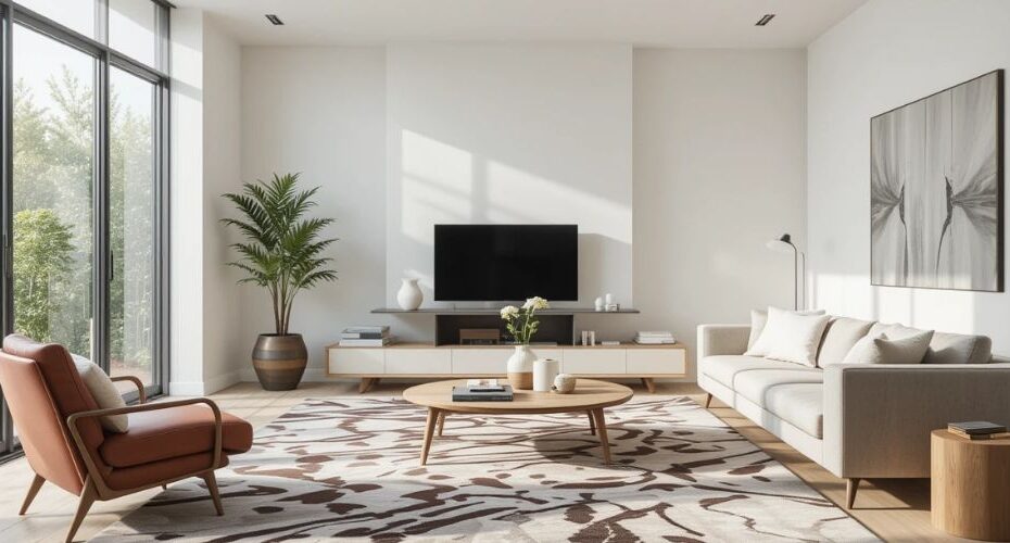 Alfombras como protagonistas 10 ideas para transformar espacios minimalistas